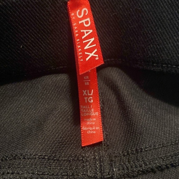 SPANX The Perfect Black Pant Ankle 2 Pocket Style Number: 20018T Size XL tall - Picture 3 of 6